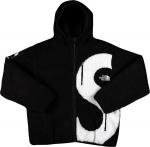 Куртка Supreme x The North Face S Logo Hooded Fleece Jacket 'Black', черный - фото