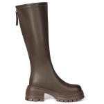 Высокие сапоги OMS для женщин, коричневые [Минимализм] - фото 9