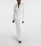 Платье макси iana со сборками Tove, белый - фото 2