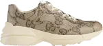 Кроссовки Gucci 100 Rhyton Sneaker Beige Monogram, бежевый - фото