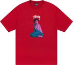 Футболка Stussy Lady Rome Tee 'Dark Red', красный - фото 2