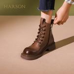 Ботинки Martin Boot женские Harson, черный - фото 11