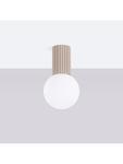 Plafond ORBITAL 1 taupe H 21 cm Nice Lamps - фото 2