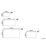 Полотенце Beliani синий, 70/140 см - фото 3