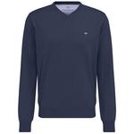Свитер Fynch Hatton SFPK211 V Neck, синий - фото