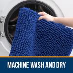 Коврик для ванной Olanly, 77х51 см, королевский синий - фото 5