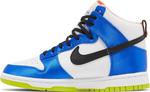 Кроссовки Nike Wmns Dunk High 'Blue Satin', синий - фото 4