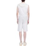 Хлопковые шорты MM6 Maison Margiela, белый - фото 4