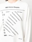 MM6 Maison Margiela платье-толстовка с логотипом, белый - фото 5