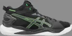 Кроссовки gel burst 26 'black green gecko' Asics, черный - фото