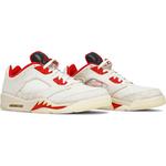 Кроссовки Nike Air Jordan 5 Retro Low 2021, кремовый/мультиколор - фото 2