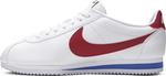 Кроссовки Nike Wmns Classic Cortez Leather 'White Red', белый - фото 4