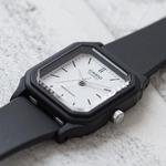 Часы (WMNS) Casio Classic Square Analog Watch 'Black White', черный - фото 4