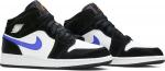 Кроссовки Air Jordan 1 Mid GS Black Racer Blue, черный - фото 8