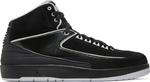 Кроссовки Air Jordan 2 Retro QF Black White, черный - фото
