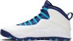 Кроссовки Air Jordan 10 Retro Charlotte Hornets, белый - фото 3