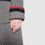 GUCCI Кольцо GG Running 18K Unisex золотое - фото 5