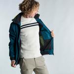 Мужской парусный свитер с бежево-синими полосками TRIBORD, шпаклевка/черно-синяя - фото 10