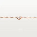 Браслет Cartier d'Amour Small, розовое золото/бриллиант - фото 3