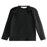 Футболка Tao Comme des Garçons Ruffled-Sleeve T-shirt, Black - фото