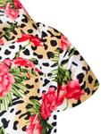 Рубашка King Kameha Leopard Flowers, бежевый - фото 4