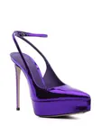 Туфли Uma 140 на платформе Le Silla, фиолетовый - фото 2