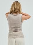 Seamless Basic Топ с оборками в цвете «пустынный меланж» - фото 3