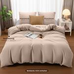 Комплект постельного белья Utopia Bedding, 3 предмета, 260x240/65x65 см, бежевый - фото 3