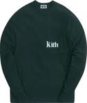 Лонгслив Kith Long-Sleeve Quinn Tee 'Stadium', зеленый - фото 2