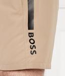 Плавки-шорты мужские Boss однотонные, коричневый - фото 4