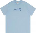 Футболка Supreme Warning Tee 'Dusty Blue', синий - фото