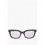 Черные пластиковые солнцезащитные очки Oamc, Black - фото