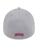 Мужская серая бейсболка Chicago Cubs Active Pivot 39THIRTY Flex New Era - фото 2