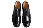 Мужские черные туфли THOM WILLS из черной телячьей кожи - фото 9