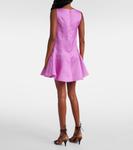 Шелковое мини-платье Mags Khaite, Orchid - фото 3