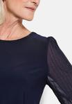Блуза GOLDNER MIT GLITZERNDEN ÄRMELN, Navy/Blue - фото 4