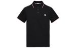 Moncler Мужская черная поло - фото