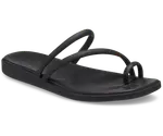 Шлепки Crocs Women's Miami Toe Loop, черный - фото 7