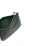 Кошелек на молнии с логотипом Comme Des Garçons Wallet, зеленый - фото 3