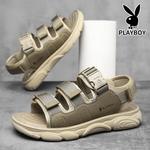 Пляжные сандалии мужские Playboy, хаки - фото 17