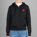 Свитер zip hooded jacket 'black' Comme Des Garcons Play, черный - фото 3