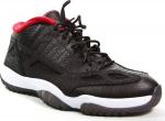 Кроссовки Air Jordan 11 Retro Low Black Charcoal Red 2011, черный - фото 2