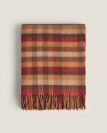 Плед Zara Home Tartan Wool, красный/мультиколор - фото 3