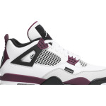 Кроссовки Paris Saint-Germain x Air Jordan 4 Retro Bordeaux, серый - фото 2