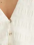 Платье миди с бахромой Bruuns Bazaar, белый - фото 5
