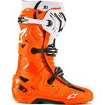 Мотоботы Alpinestars Tech-10 Enduro Boots, оранжевый/черный/белый - фото