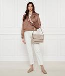 Сумка женская Liu Jo через плечо с перфорацией, бежевый - фото 3