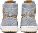 Кроссовки Air Jordan 1 Retro High OG Flyknit Wolf Grey, серый - фото 6