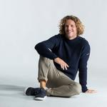 Мужской темно-синий парусный свитер TRIBORD, черный синий - фото 5