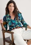 Блуза Seasalt Cornwall LARISSA, Teal - Penwith Abstract Emulsion/Teal - фото 3